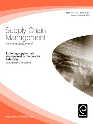 cover image of Supply Chain Management, Volume 10, Issue 5